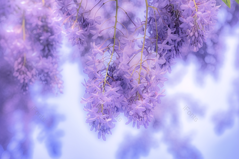 紫色漂亮梦幻绽放花瓣分层的花穗特写摄影背景,高清,摄影图,摄影图片,图片大全,摄影图免费下载